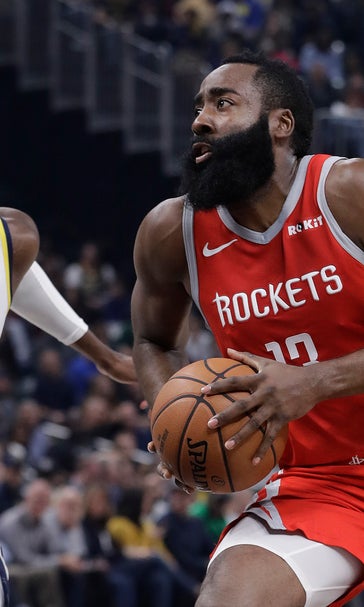 Harden scores 28, hits tiebreaking 3 as Rockets edge Pacers